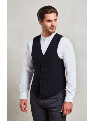 P-PR622-Mens Lined Polyester Waistcoat